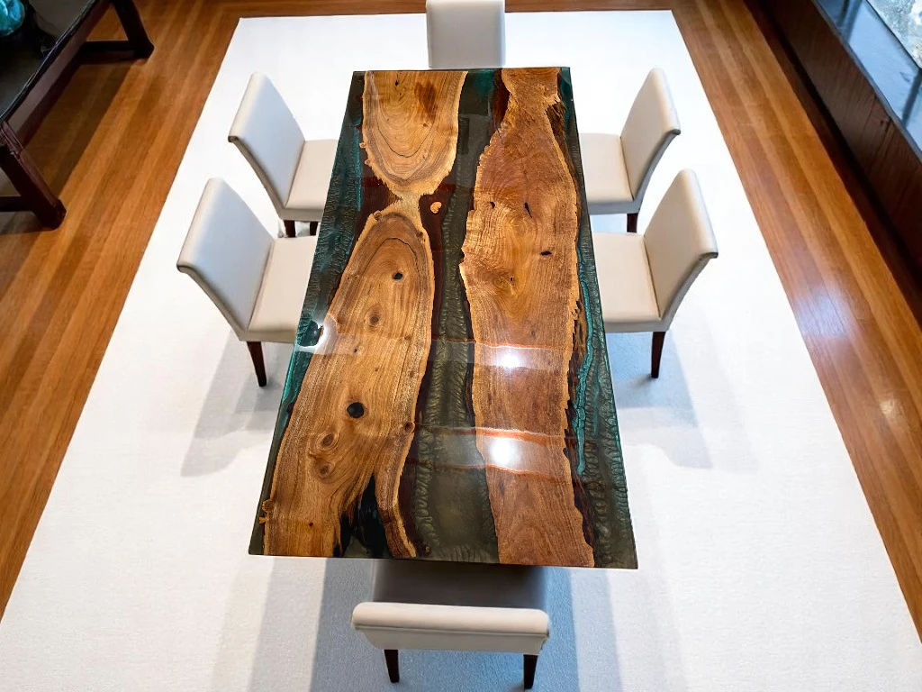   Restaurant Epoxy Resin Table Tops Furniture